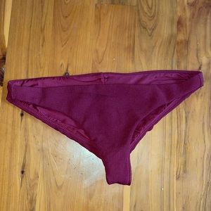 Ripcurl burgundy bikini bottoms